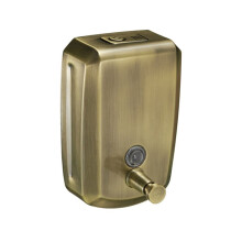 800ml Matte Black Soap Dispenser Wall Mounted 304 Stainless Steel Shampoo Liquid Pump for Bathroom Antique Brass