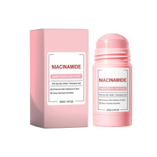 Niacinamide Moisturizing Mask Stick Deep Clean Hydrate Face Skin Glow Smooth Daily Use Portable Facial Mask