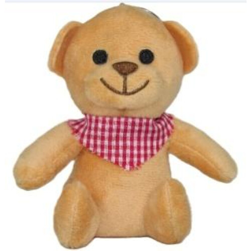 Bamse nøglering 10 cm MIX