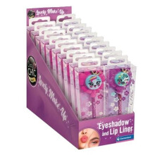 Crazy Chic. Blomsterøjenskygge og eyeliner-mix