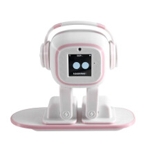 AI Robot Desktop Companion Interactive Chatbot Voice Assistant Dancing Robot with Magnetic Charging Snowboard Base