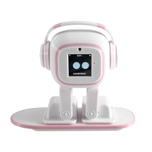 AI Robot Desktop Companion Interactive Chatbot Voice Assistant Dancing Robot with Magnetic Charging Snowboard Base
