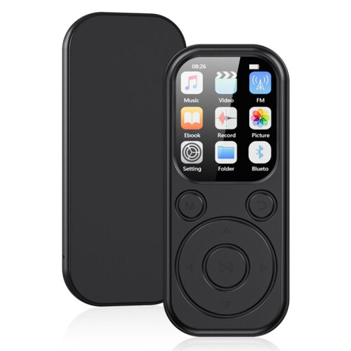 Reprodutor de MP3 Portátil com Tela HD IPS de 2 Polegadas,  e Gravação de Voz 2