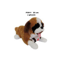 Sankt Bernhardshund med stemme 22 cm