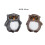 Ugle 25cm MIX 1