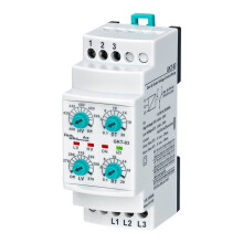 GKT-03 Protection Relay 3x380V AC 50/60HZ Non Neutual Three Phase Under&over Voltage Control Relay Module