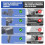 4 Pcs Boat  Clips,Pontoon Boat  Clips for Square Rail,Quick Release Hangers/Adjustable Boat Bumper 2