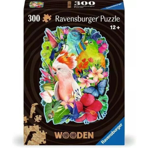 Ravensburger Træpuslespil 300 fugle