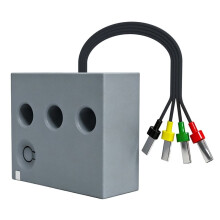 Tuya Zigbee 3-Phase Power Metering Module Electricity Consumption Monitor 63A Measure Built-in Current Transformer