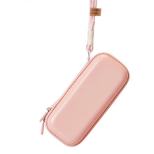 PU Aufbewahrungsetui für Ultra Stoßfestes und Sturzsicheres Reiseetui Staubdicht Rosa