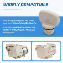 Bouchon de Vidange de Pompe de Piscine 4 Pack 071131 Remplacement pour Whisperflo Intelliflo, Pièces de Pompe de Vidange de Pompe de Piscine