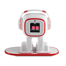 AI Robot Desktop Companion Interactive Chatbot Voice Assistant Dancing Robot with Magnetic Snowboard Charging Base