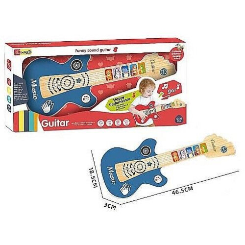 Batteridrevet guitar 46,5x18,5x3cm