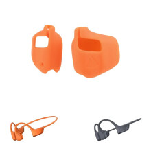 Silicone Case for SHOKZ OpenRun Pro 2/Pro 2 , Drop Protection Ear Tips Cover Noise Cancelling Accessories Light Gray