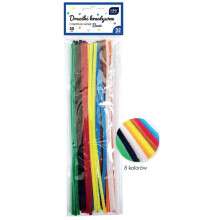 Kreative ledninger 30 cm farverige 32 stk.