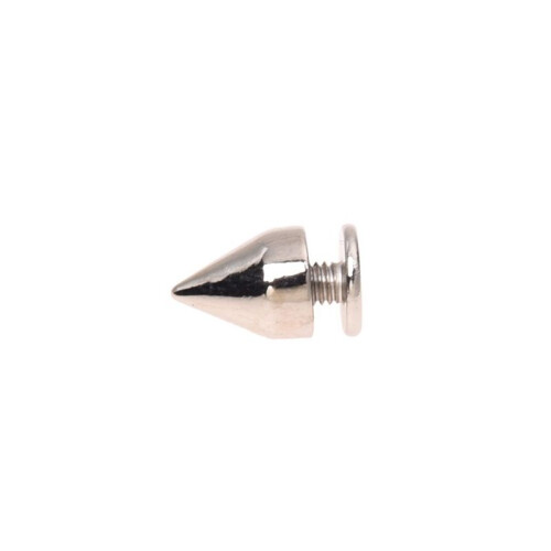 200Pcs Metal Cone Screwback Spikes Stud Leather Cloth  DIY Goth Punk Spot 2