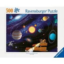 500-piece Solar System Puzzle - NATHAN GAMES - Blue - Suitable for ages 12 and up