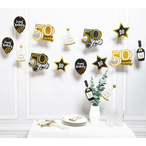 50-års fødselsdagsdekoration