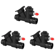 3X Scuba Diving Universal Bcd Power Inflator with 45 Degree Angled Mouthpiece for Standard 1 Inch Hose, K-Shaped Valve