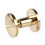 20X Arc Solid Brass Button Stud Screw Nail Screw Back Leather Rivet Belt 6mm 2