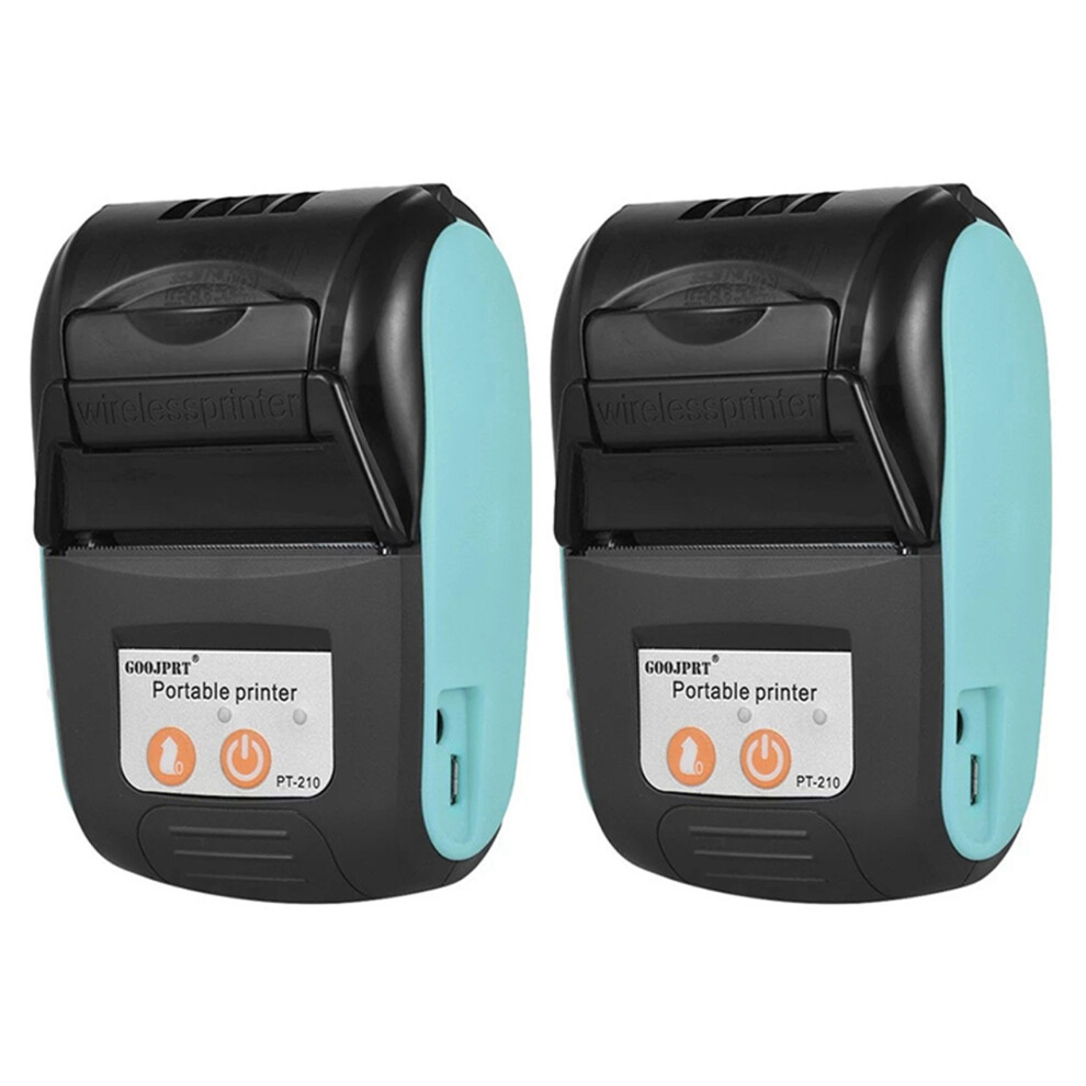 Goojprt 2X Pt-210 Portable Thermal Printer Handheld 58Mm Receipt Printer For Retail Stores Restaurants Factories Logistics 6032026042355