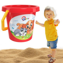 Farverig spand til sand og vand MIX