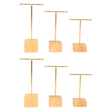 6 Pezzi Moda T-Bar Espositore per Gioielli Espositore per Orecchini, Orecchini Appesi per Organizer