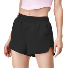 Pantalones de Yoga de Cintura Alta, Transpirables, para Exteriores, para Correr, Estilo Corto, Color Negro, Talla XL