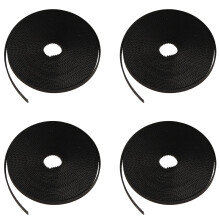 4pcs 5 Meters GT2 Timing Belt Width 6mm Fit for RepRap Mendel Rostock Prusa GT2-6mm Belt