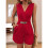 Mono de Mujer con Cuello de Traje Rojo XL 3
