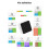Waveshare ESP32-C6 Display AMOLED de 2,16 Polegadas Placa de Desenvolvimento Xiaozhi AI 480x480 TouchScreen para DeepSeek 6