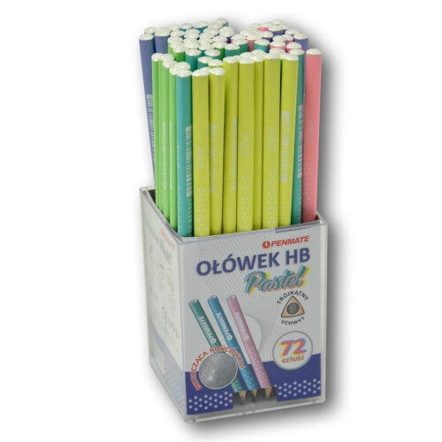 Trekantet pastelblyant Stjerner (72 stk.) PENMATE