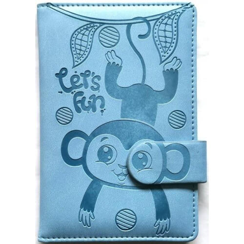 Børne notesbog A6/64K glat TW Monkey FRESH