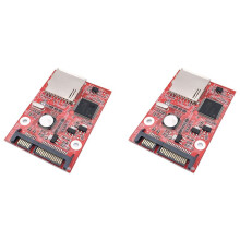 2X MMC SDHC 2.0SATA to High-Speed Adapter Card Card to Adapter HDD Secure Digital Conversion Adapter