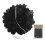 Papirpompomdekoration sort 25 cm 3 stk. 1