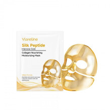 VIARELINE Collagen Hydrating Facial Mask, Moisturizing, Brightening, and Smoothing Skin Care Mask for Deep Nourishment (5 Count)