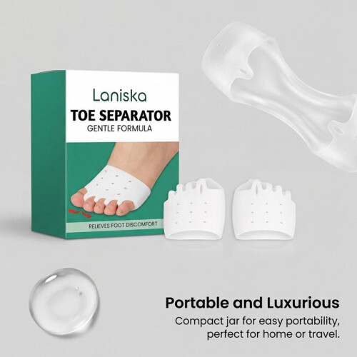 Laniska Toe Corrector Daily Use Foot Massage Portable Care Device Toe Stabilizer 2