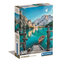 Puslespil 500 Kompakt Braies Sø