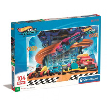 Puslespil 104 Superfarvede Hot Wheels