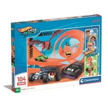 Puslespil 104 Superfarvede Hot Wheels