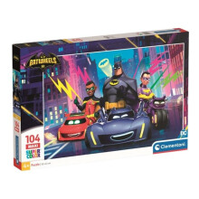 Jigsaw Puzzle Batwheels 104 Maxi Pieces - Supercolor Puzzle For Children 4-6 Years, Cartoon, Cars, Gift For Boy/Girls, Puzzle For Kids, Made In Italy,