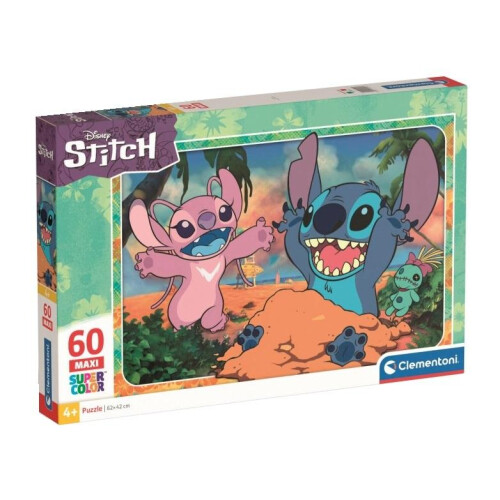 Clementoni Puslespil 60 Maxi Super Farvesøm