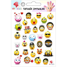 Midlertidige tatoveringer til børn Smileys og emoticons