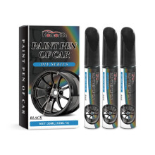 HOMONTH Car Wheel Hub Scratch Repair Pen Paint Scratch Fix Pen Black Silver for Multiple Vehicles 1 Pack