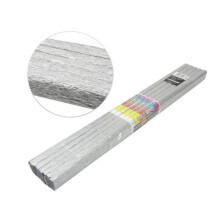 Sølv crepepapir 50x200 (5 stk.)