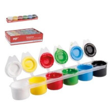 Tempera plakatmaling 15 ml 6 farver