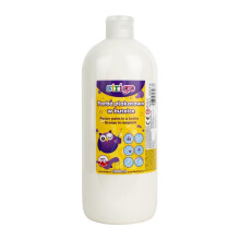 STRIGO hvid plakatmaling i en 1000 ml flaske