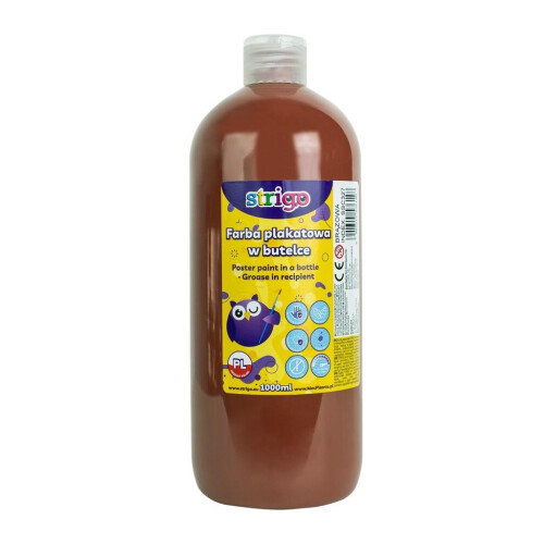 Julistemaali 1000 ml:n pullossa, ruskea STRIGO