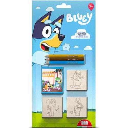 Bluey - stempler 3 stk.