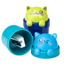 So Many Cats enkelt blyantspidser med beholder